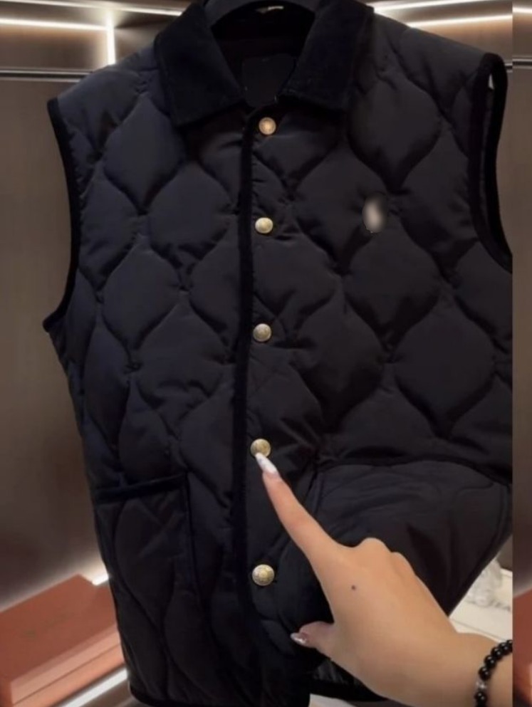 Designer Thicken Winter Vest for Men Women Luxury Puffer Vests with Pockets Couples Bodywarmer Jacket Sleeveless Outdoor Coats