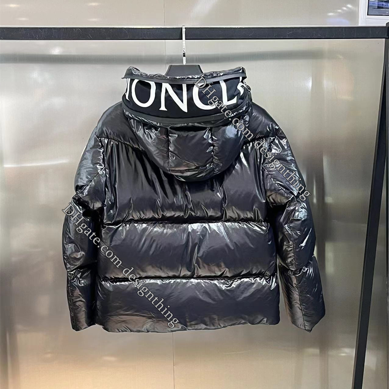 Women Down Jacket High Quality Fluffy Down Asian Size Waist Design NFC Scan Badge Bubble Puff Coat Warm Winter Outerwear Designer Streetwear Larg