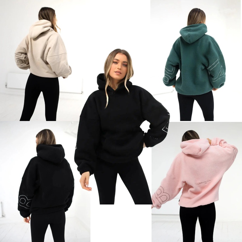 Women's Designer Hoodie European And American Plus Size Letter Printed Hooded Top High End Casual Loose Pullover Ladies Wear