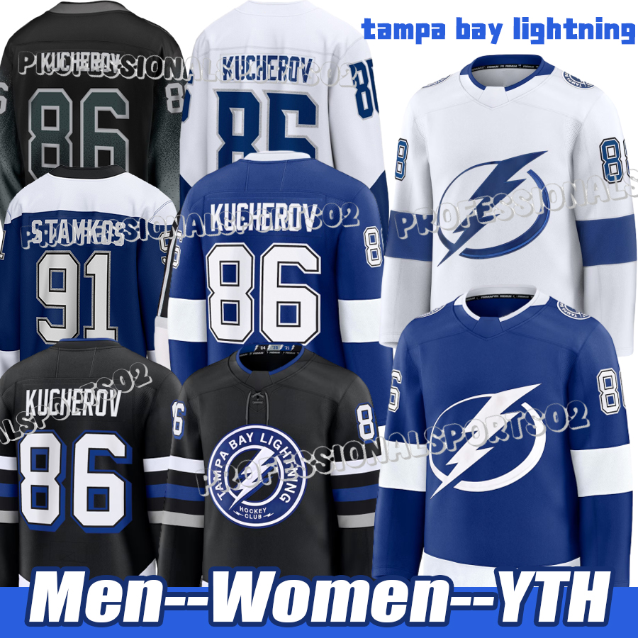 tampa bay Jerseys lightning #86 Kucherov A #88 Vasilevskiy #81 Cernak tampa bay Jerseys Nikita Kucherov Andrei Vasilevskiy Erik Cernak lightning-image-905636594
