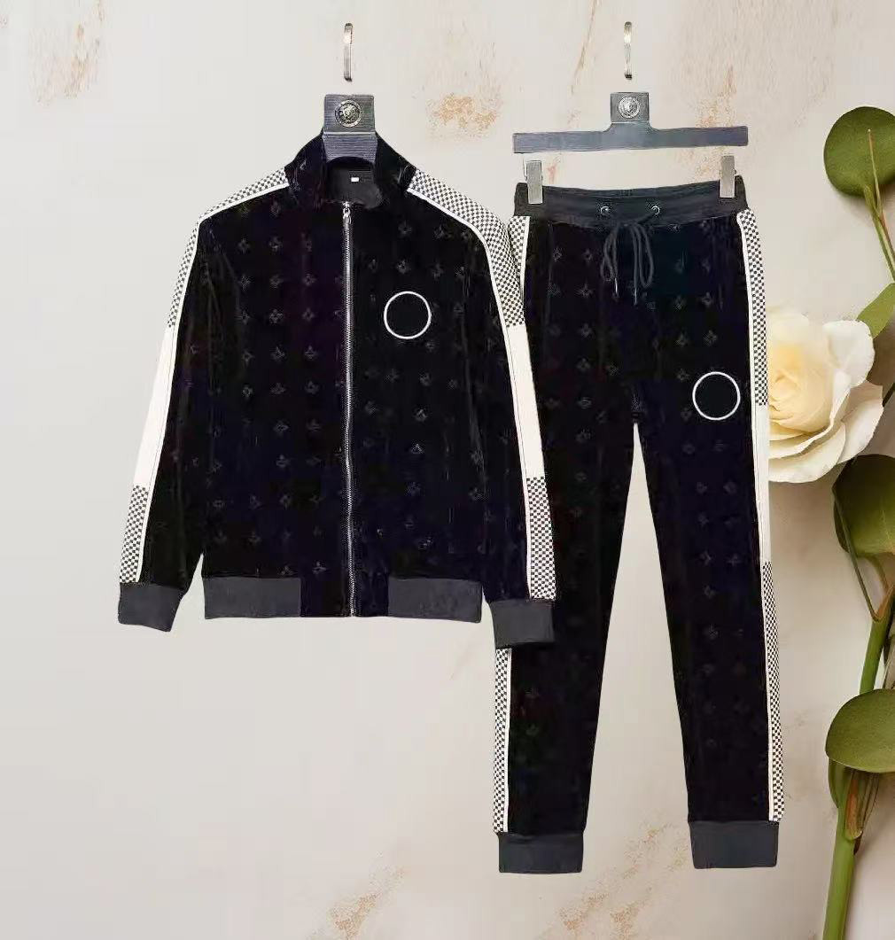 2025 Men set sweatsuit Designer mens tracksuit Womens hoodies+pants Mans Clothing Sweatshirt Pullover Casual Tennis Sport