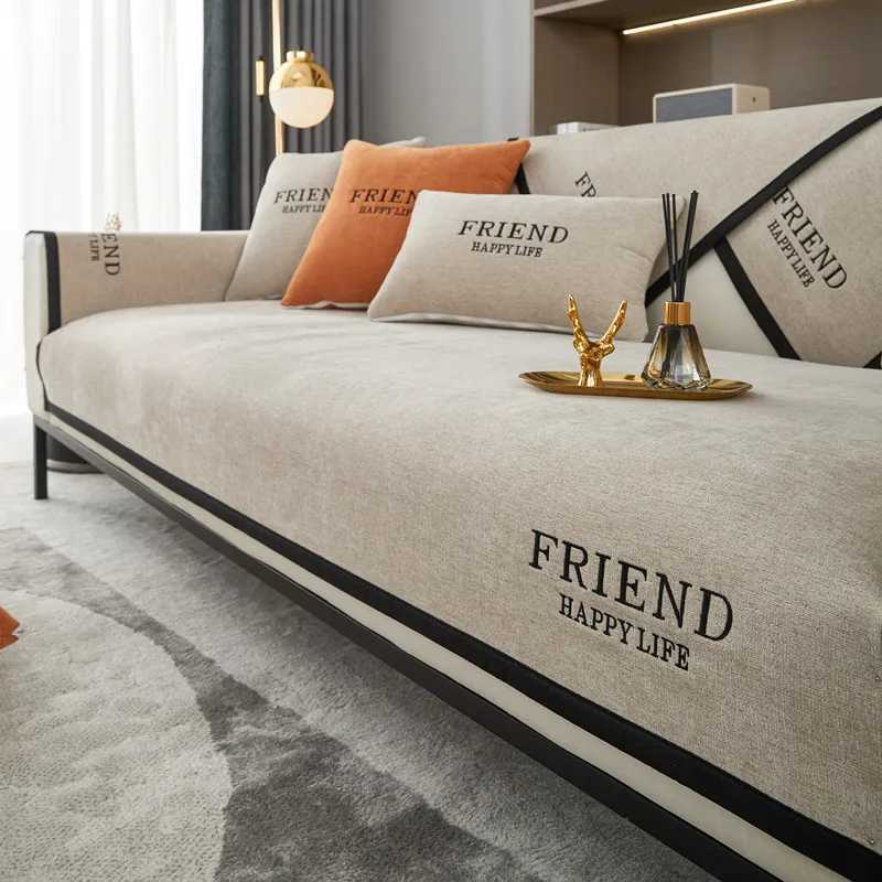 Luxury Sofa Cushion for Living Room Chenille Non-slip Sofas Towel Couch Cover Corner Sofa Slipcover Seat Pad Home Protection 1PC M251204-image-1087195933