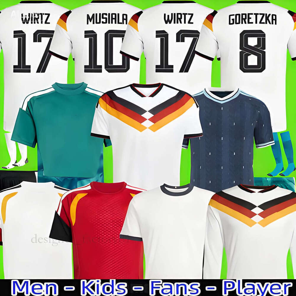 2026 World Cup 2025 football jersey Germanys nn17 woman Soccer sa277 Jerseys Player Version HUMMELS KROOS GNABRY MUSIALA MULLER HAVERTZ Whiteout Bec