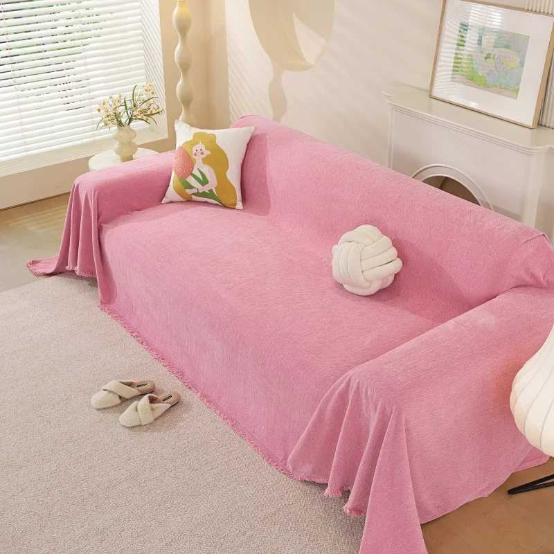 Chenille Sofa Cover 2-Seater Full Cover - Herringbone Cat Proof Modern Simple DesignMulti-Color M251204-image-1087195203