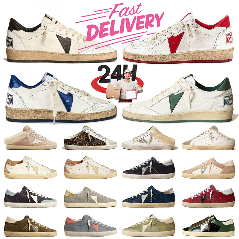top golden top designer baskets chaussures étoiles pantoufles de fourrure hommes femmes superstar mocassins sales plate-forme de luxe en cuir nap
