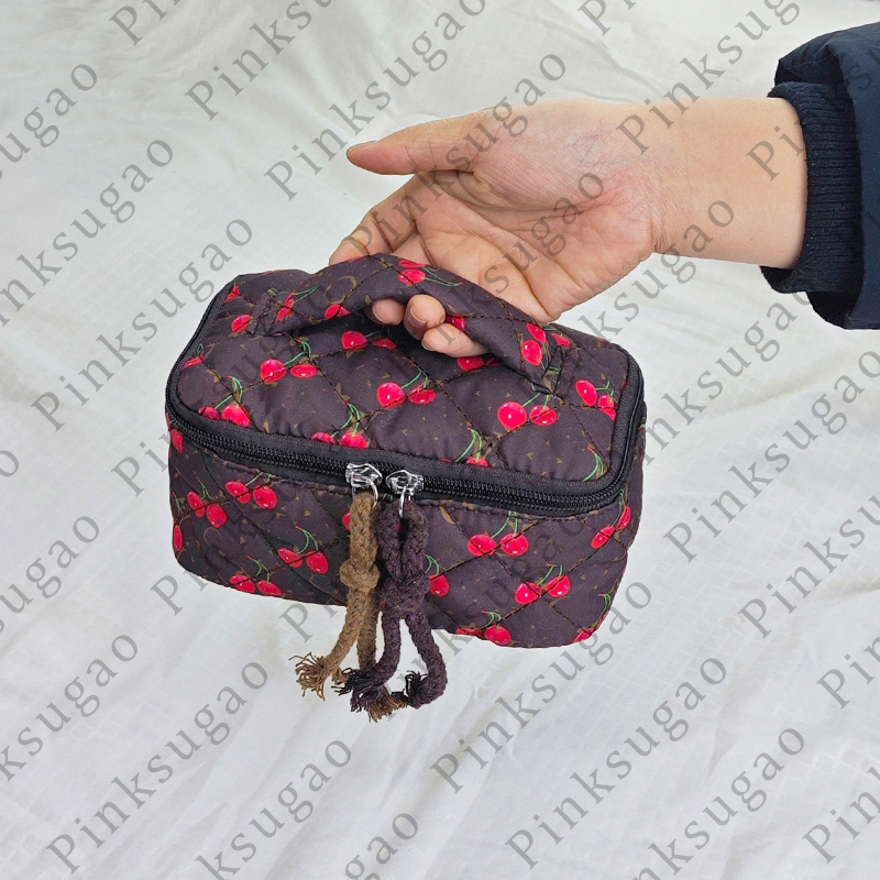 Rose sugao femmes sac de maquillage sac cosmétique sac de voyage trousse de toilette boîte à bijoux concepteur de luxe grande capacité sac à main