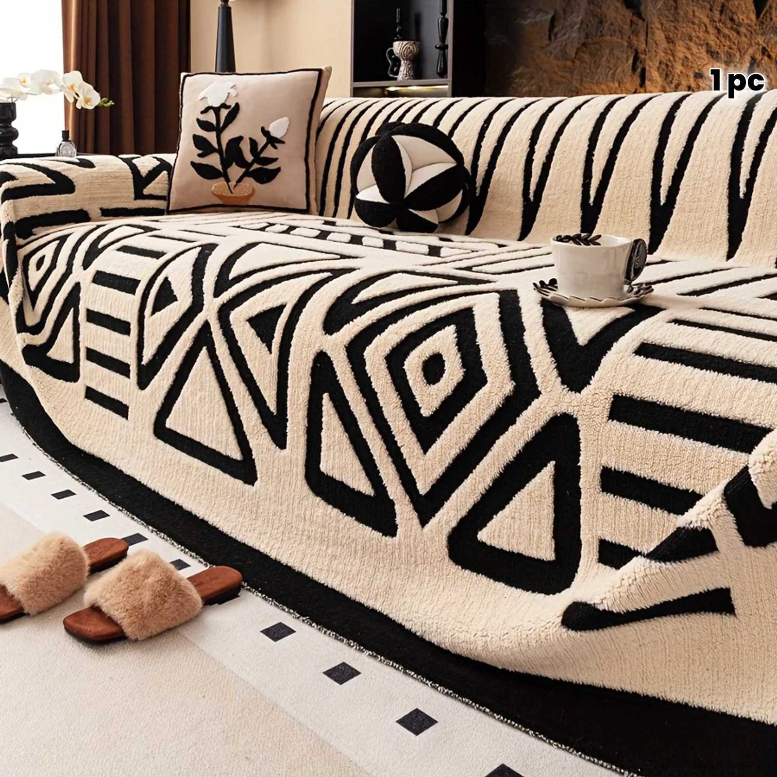 1 piece new bohemian-style sofa cover retro interlaced comfortable sofa blanket suitable for pets slip-resistant protection M251204-image-1087197200