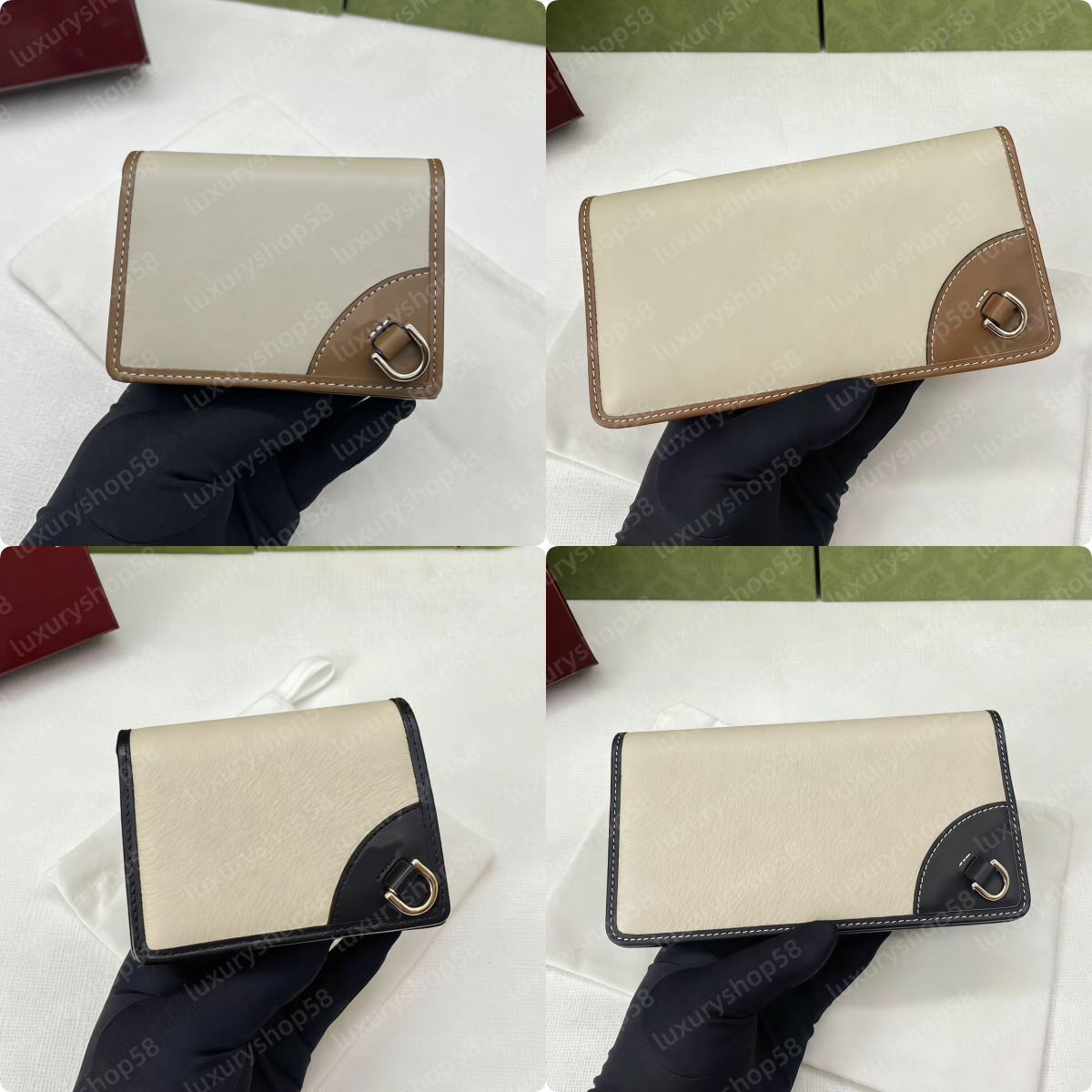Designer Wallet For Women Long and Short Wallet Coin Pouch Credit Card Holders Genuine Leather Small Bag Keychain Luxury Cardholder Card Case Design