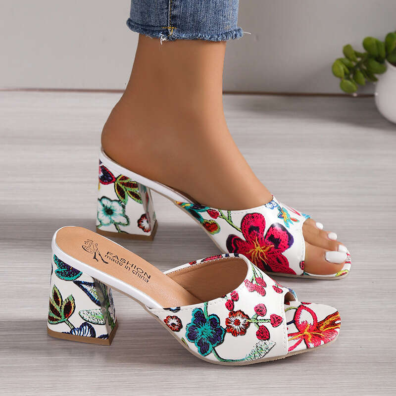high for free shipping hot women spring new roman style fashion thick heel nonslip beach shoes large size export sandals