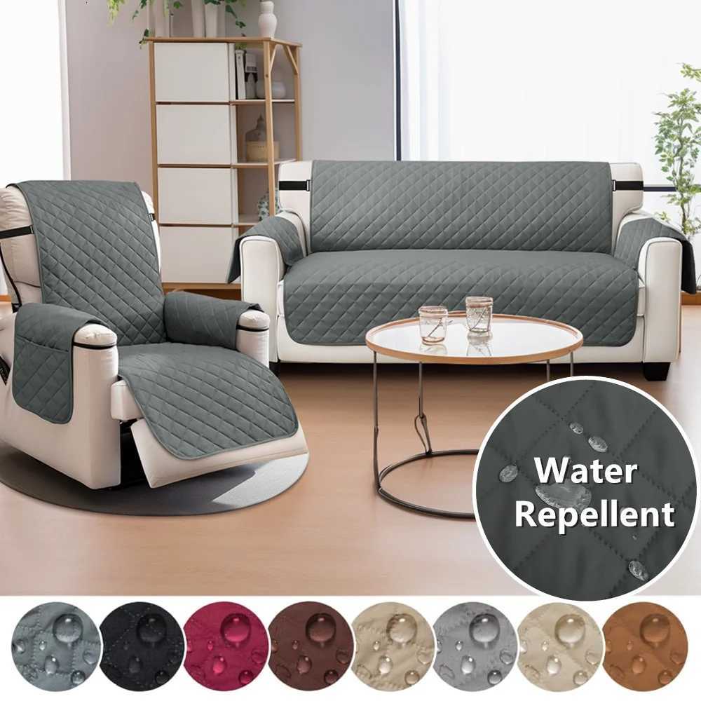 Sofa Covers Water Resistant Couch Cover Reversible Furniture Protector with Non-slip Elastic Straps for Kids Dogs Sofa Slipcover M251204-image-1087195223