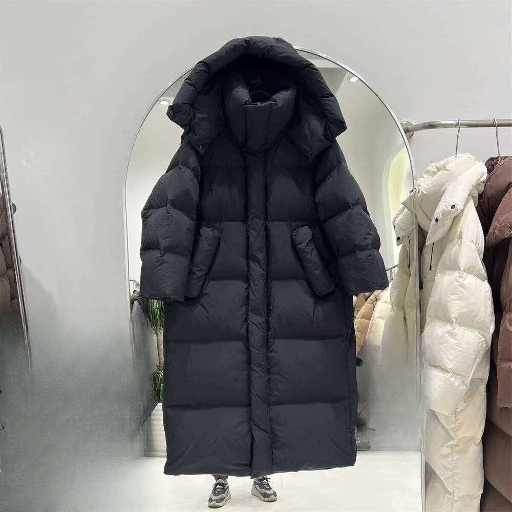 Veste à capuche mi-longue, couleur unie, Design polyvalent, au-dessus du genou, nouvelle Version coréenne, Patchwork, tendance, printemps automne