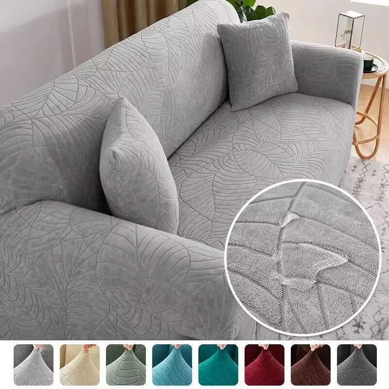 Thick Jacquard Sofa Cover for Living Room 1/2/3/4 Seater Elastic Sofa Cover L-shaped Corner Sofa Cover M251204-image-1087197748