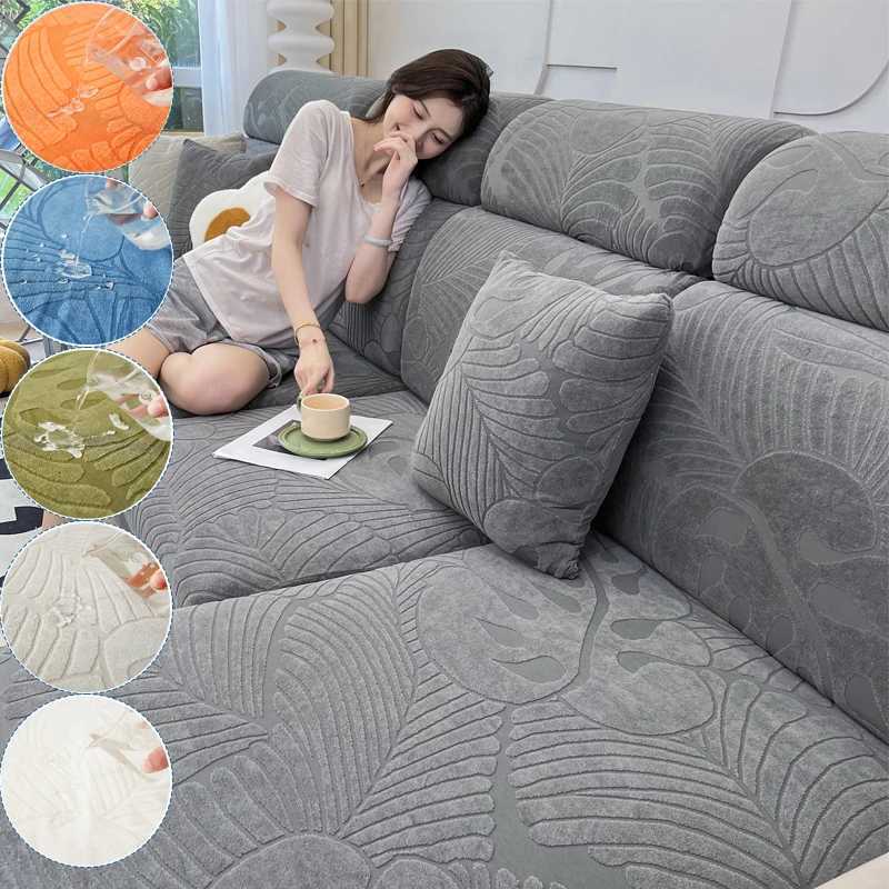 Four Seasons Universal Sofa Cushion Cover High Elastic Pet Anti Dirt Waterproof Sofa Cover M251204-image-1087195426