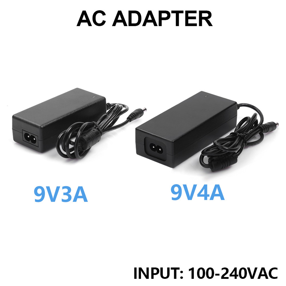 AC 110-240V DC 9V 3A 4A 3000mA 4000mA Universal Power Adapter Supply Charger Adapter Eu Us for LED Light Electrical Equipment-image-1109161190