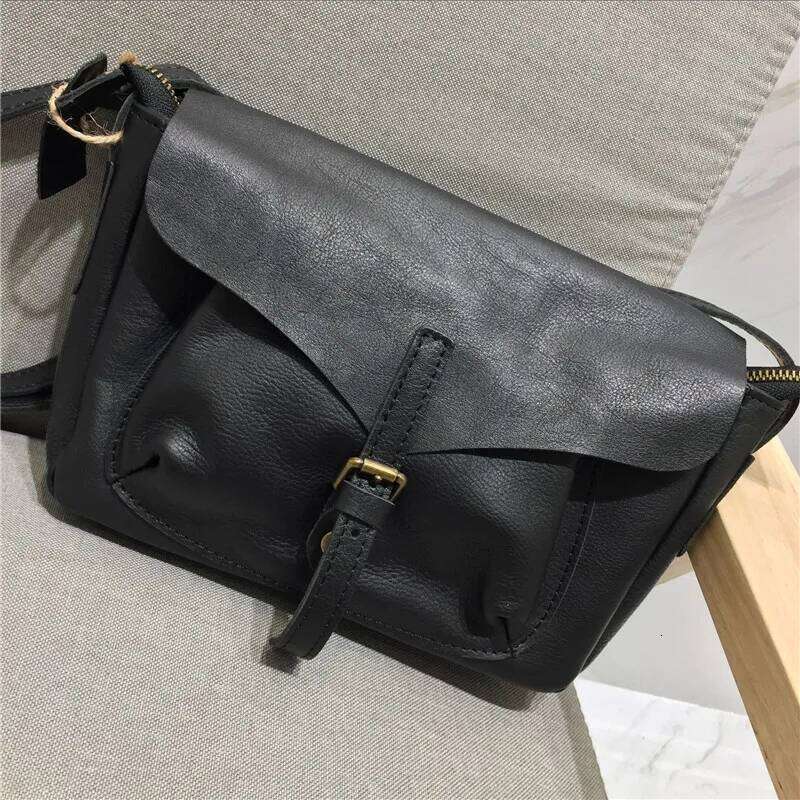 Designer de luxe rétro femmes bandoulière naturel véritable sac à bandoulière en cuir femme solide décontracté sacs de messager quotidiens cartab