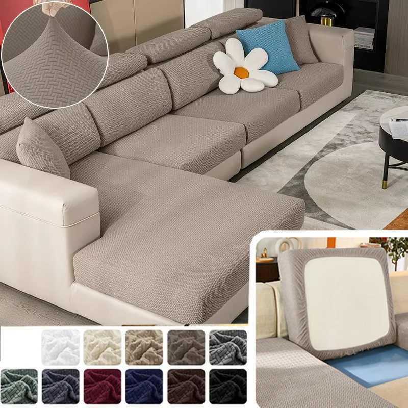 Thick Jacquard Sofa Seat Cover Elastic Sofa Cover Protector Couch Cover for Sofa Anti-dust Removable Sofa Cushion Cover M251204-image-1087195300