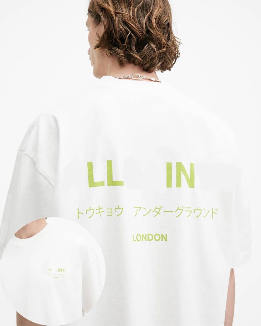 Designer All Saints T Shirt Men's T Shirts All Saint Men T Shirt Summer Couple Loose Classic Letter Graph Print Short Slve Europe American Nich