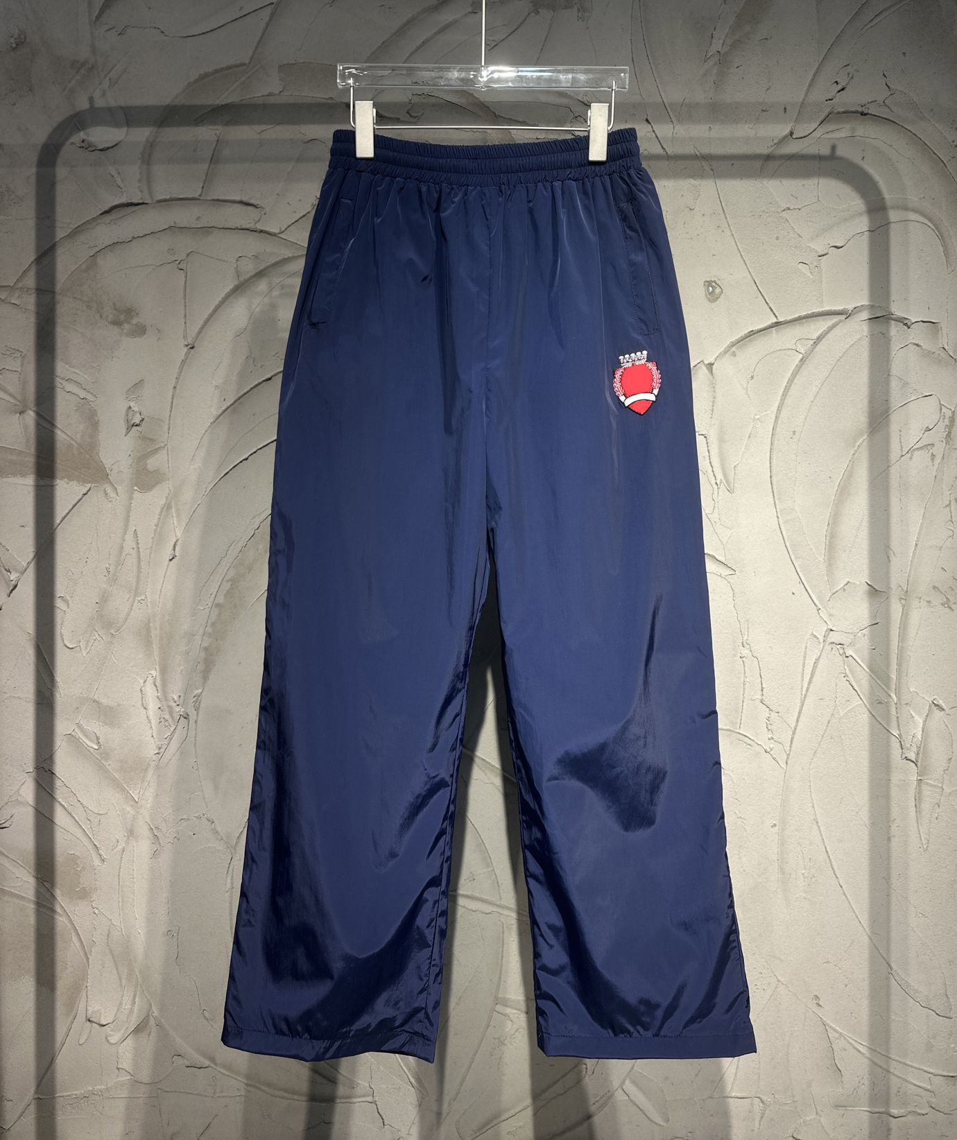 Men's Plus Size Pants Round neck embroidered and printed polar style summer wear with street pure cotton 322r2d