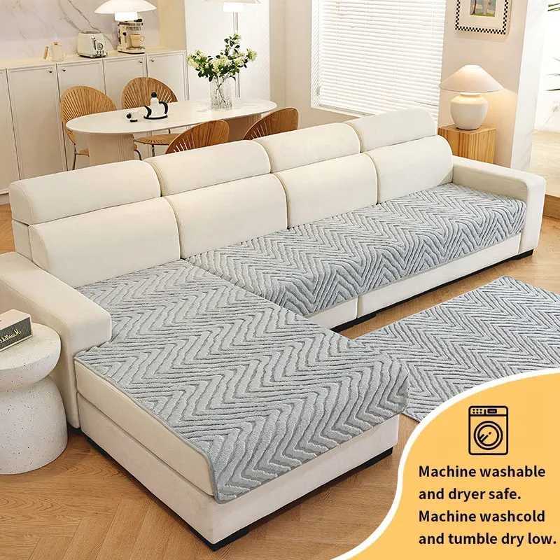 2PC-Classic anti slip sofa cushion with herringbone combination suitable for all seasons M251204-image-1087195141