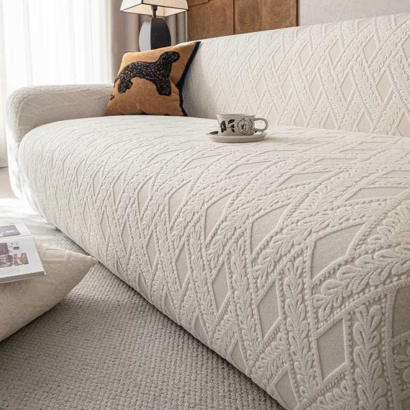 Adjustable Elastic Sofa Cover Armchair Protector Corner Large Leaves L Shape Stretch Slipcovers Couch Covers 1/2/3/4/5 Seaters M251204-image-1087200820