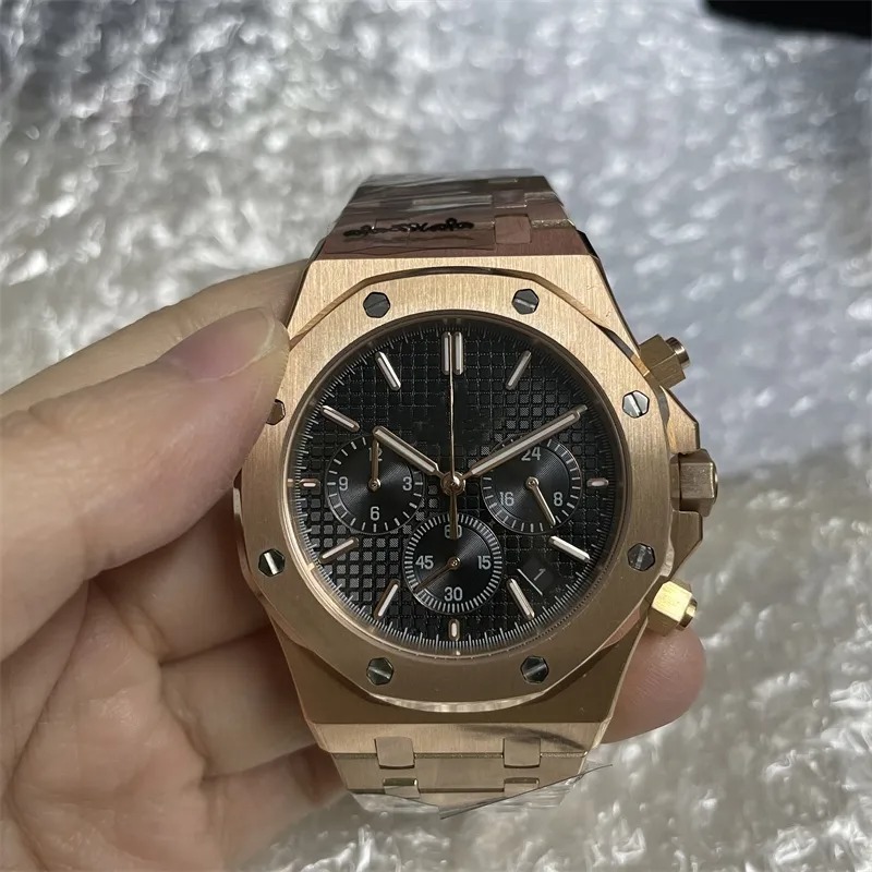 2025 U1 Top-grade AAA Men Watches 42MM Multi-function Dial Manual Scanning Quartz Movement Chronograph Stopwatch Stainless Steel Making Fashion Men&