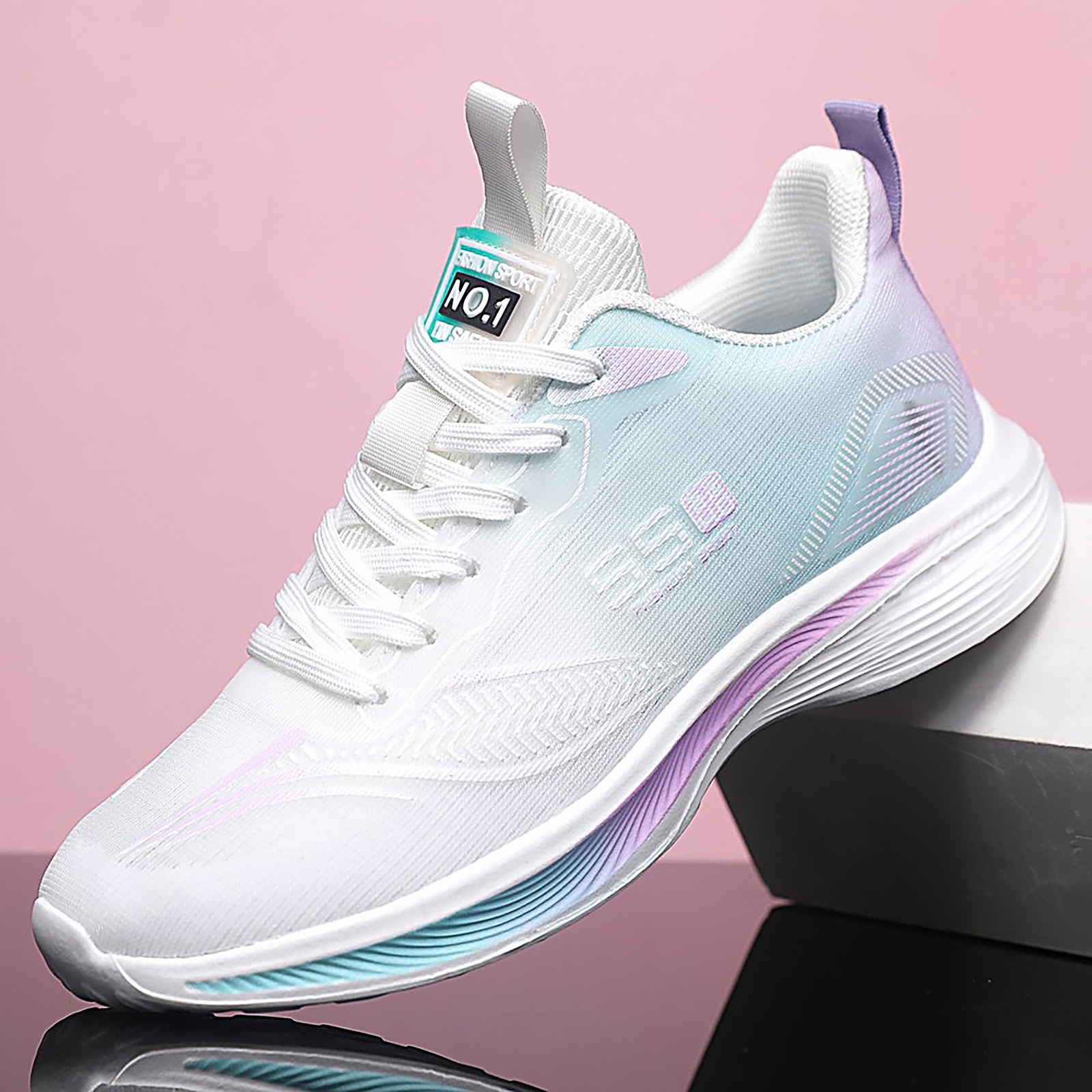 STAOXINDIKE Chaussures pour Femmes Polyvalentes Printemps et Automne Nouvelles Chaussures Simples décontractées transfrontalières pour Femmes Cha