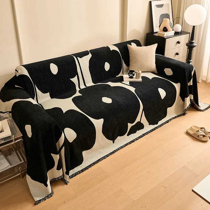 Chenille Sofa Towel for living room French Style home decoration Sofa Cover Couch Cover Tassel edge M251204-image-1087195478