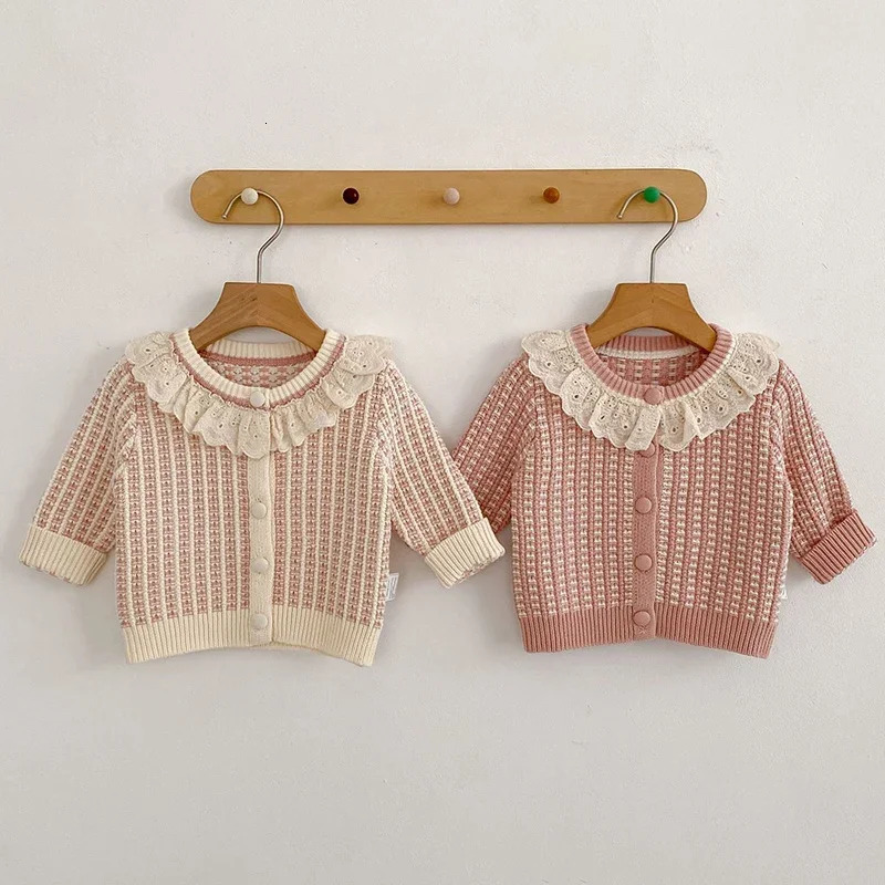 Cardigan tricoté pour petites filles de 03 ans, pull-over, manteau pour filles de 03 ans, vêtements pour enfants, printemps 2026, 251204
