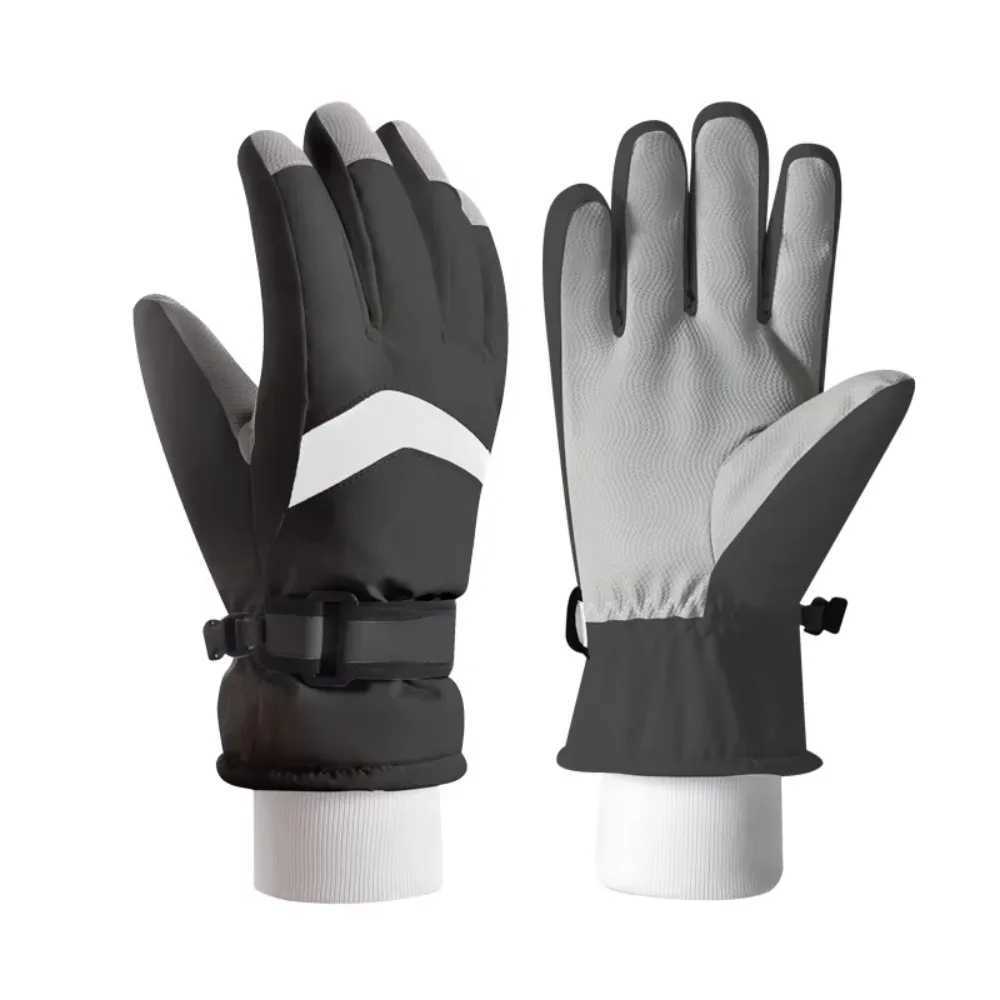 1 Pair NonSlip Womens Skating Mittens Thicken Palm Protection Skating Gloves Winter Warm Cotton Figure Skating Gloves J251204-image-1087177627