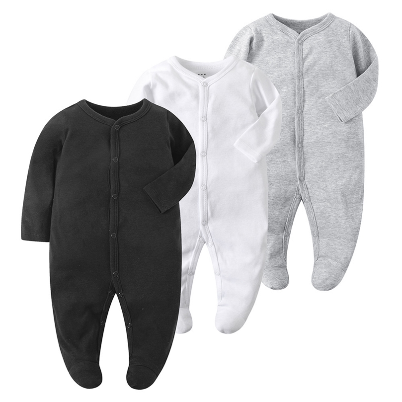 Spring and Autumn 012 months Baby Boys Girls Bodysuit Long Sleeve 100 Cotton Clothes born Jumpsuit Clothing w251128