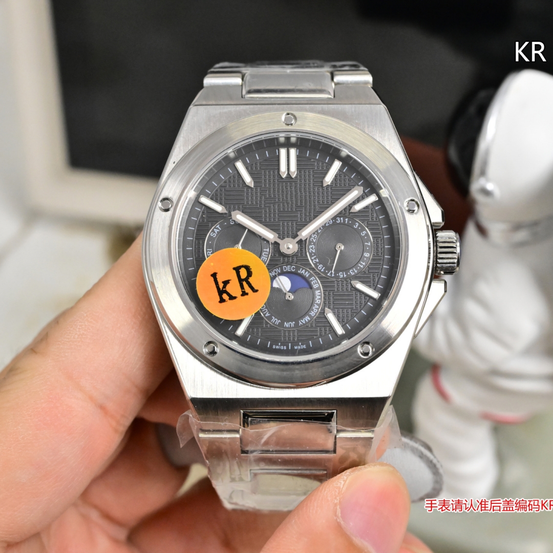 KR Factory Motre be luxe 41.6mm 82600 automatic mechanical movement steel luxury watch mens watches Menwatch wristwatches relojes waterproof 00