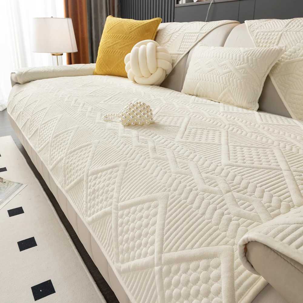 Quilting Sofa Cushion Cover for Winter Grape pattern Anti-slip Sofa Cover Pet Friendly Sofa Cushions for Living Room 1-4 Seat M251204-image-1087200892