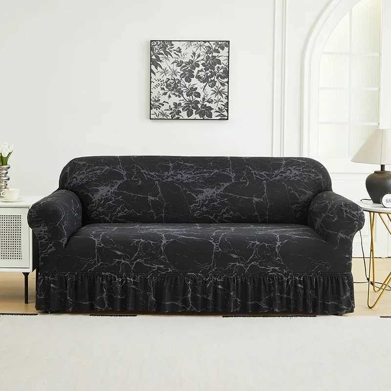 1pc Flower Printed hemline Elastic Sofa Cover Antidirty Spandex Sofa Cover Furniture Protector for Bedroom Living Room Decor M251204-image-1087200204