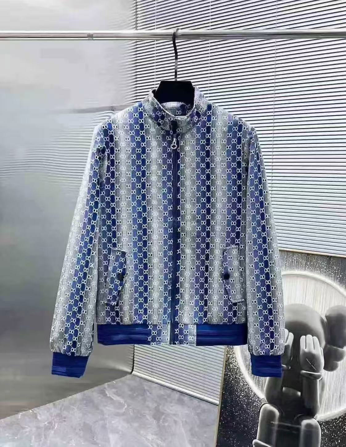 Nouvelle veste d'automne et d'hiver pour hommes veste à capuche en laine de créateur décontracté col épais cardigan en coton à la mode sports de