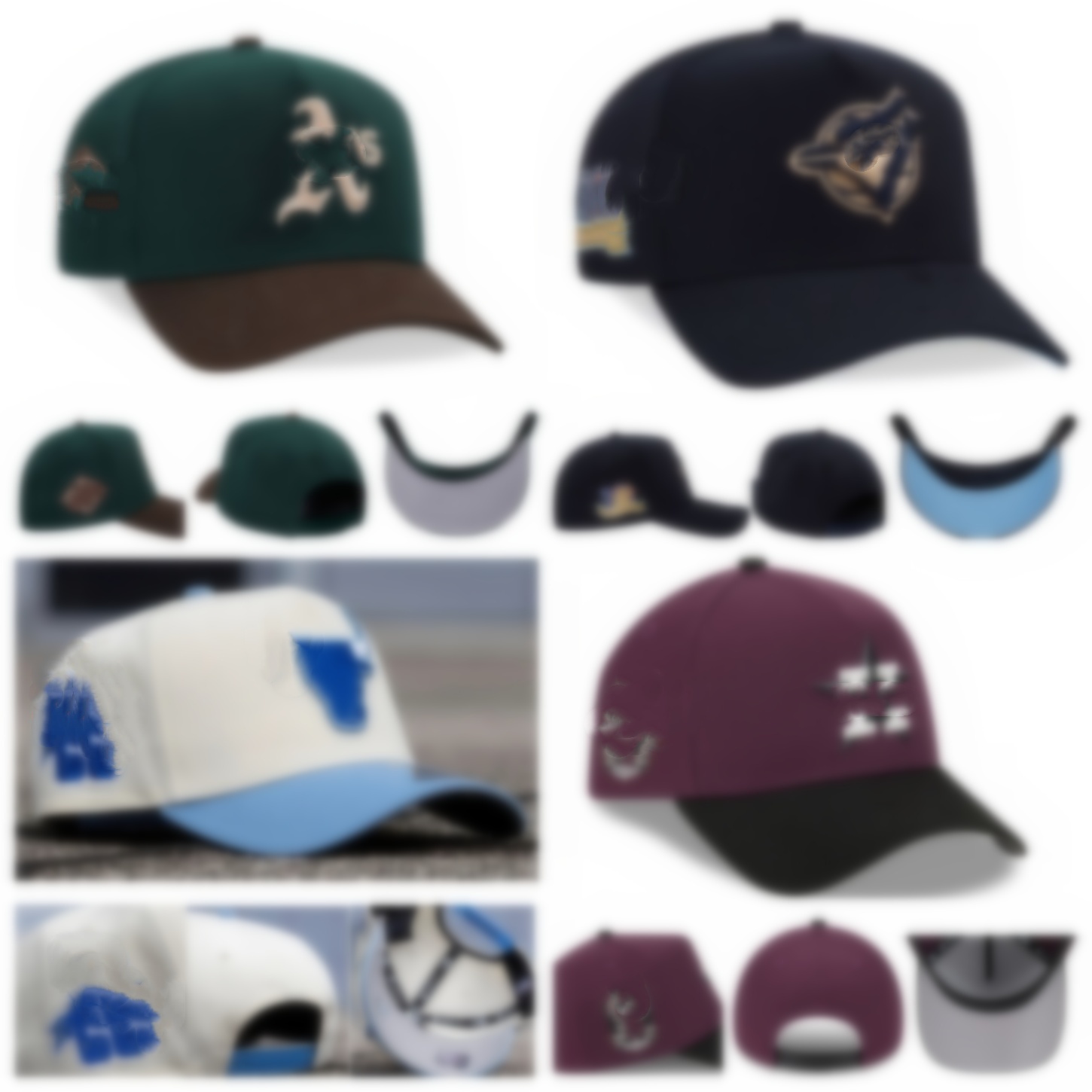 Ball Caps Designer hats Baseball basketball football All teams cap Adult Outdoor Sport Team For Men Women Adjustable embroidery Hat B-9