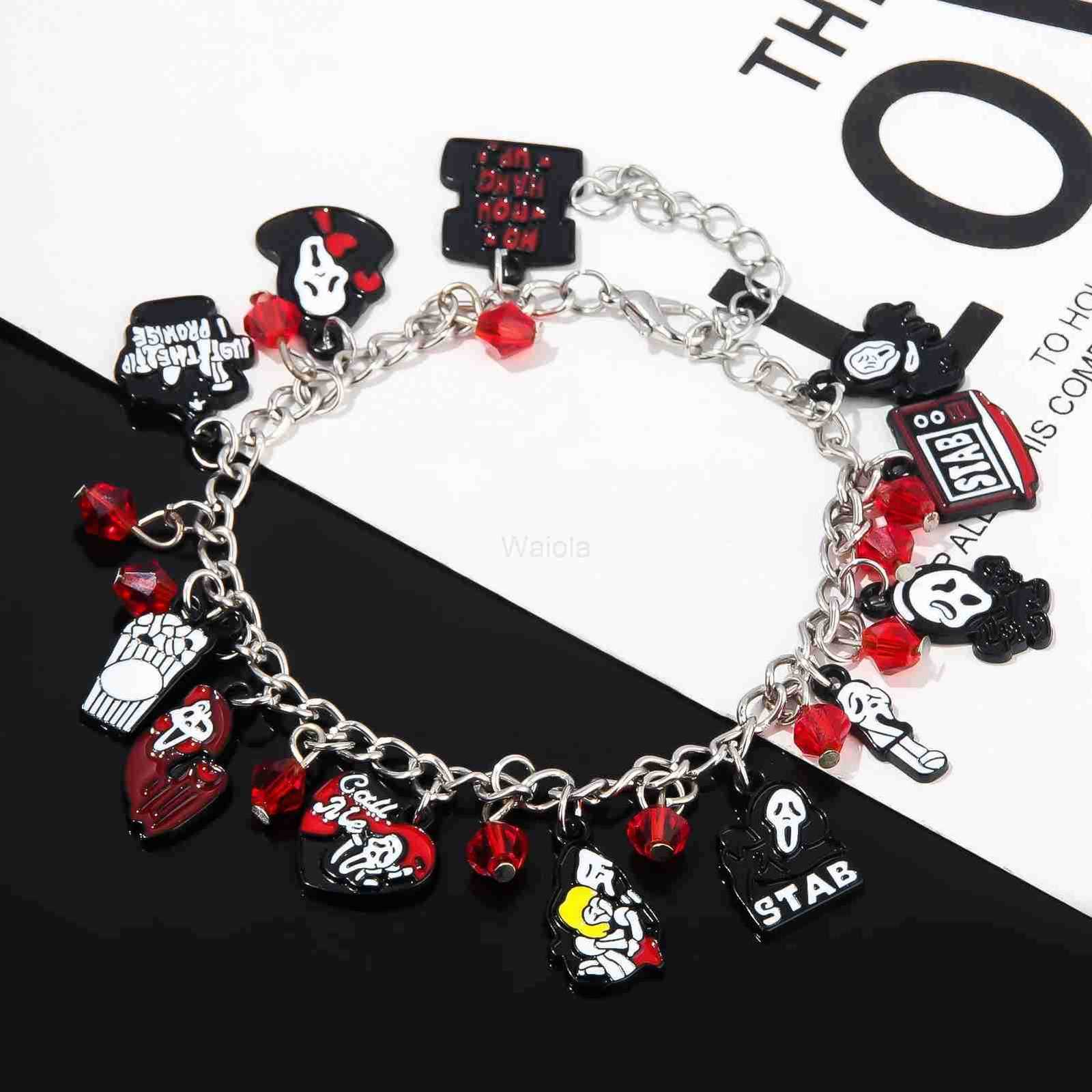 Sanrio dessin animé Hello Kitty Bracelet fait à la main bricolage rose pierre précieuse mignon chat Bracelet Cosplay accessoires pour femmes bijo