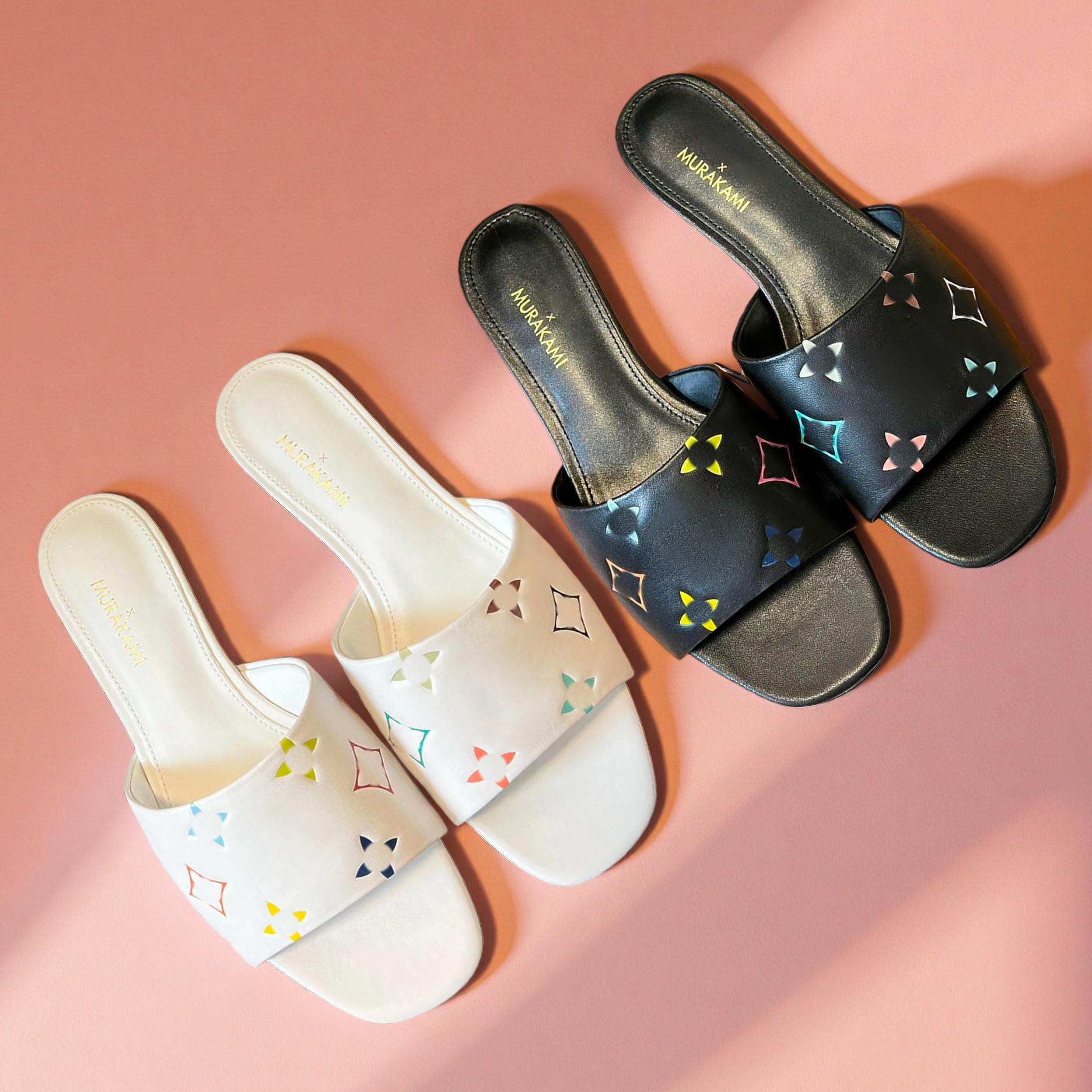11 Summer cherry blossom pool slide takashi murakami Designer slipper Luxury High heel sandale Denim 6am mule shoe Sandal Woman leather Sliders Casu