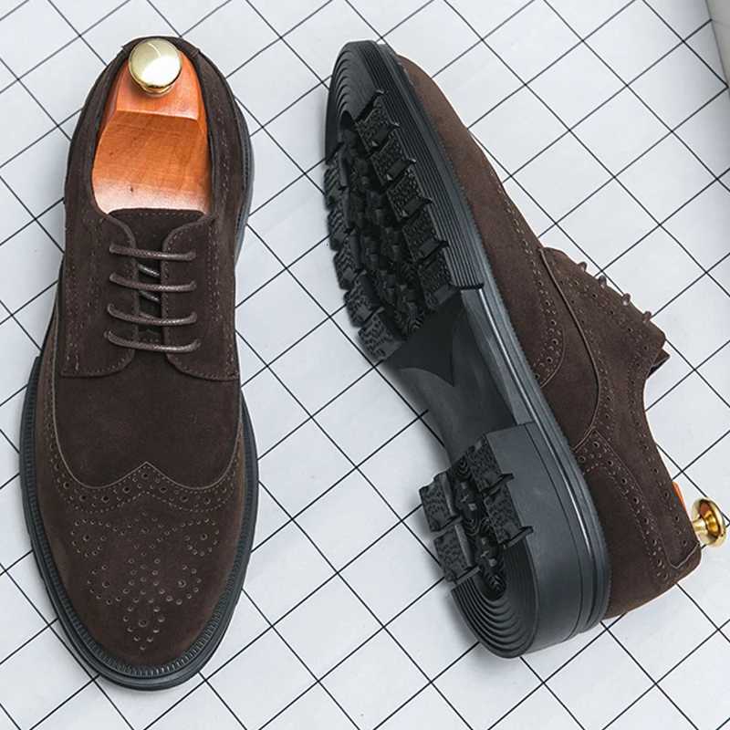 Classique hommes chaussures habillées de haute qualité décontracté affaires chaussures en cuir formelles pour hommes sculpture sociale richelieu
