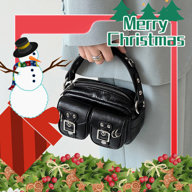 Popular Women's Light Luxury Handbags Christmas Gifts Luxury Bags Fashion Motorcycle Bags Camera Bags Small Square Bags Designer Bags