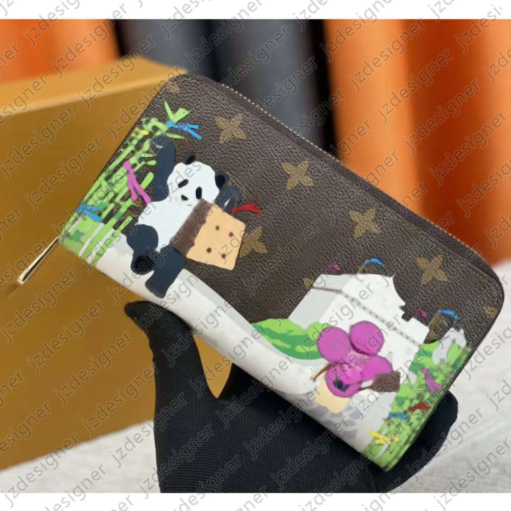 Classic Zipper Long Wallets Designer Bag Luxury Womens Coin Purse Ladies Card Holders Pocket Pouch Men Key Billfold Hand Bag Clutch Bag Passport Hol