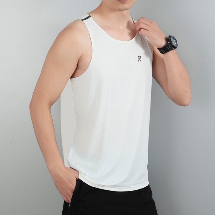 mens sleeveless gym t-shirt men summer brand designer t-shirt men round neck versatile vest fitness tank top