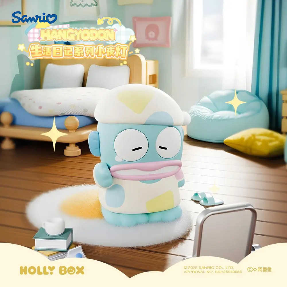 Sanrio Genuine Hangyodon Night Light Bedroom Sleep Atmosphere Light Peripheral Decoration Figure Cartoon Cute Birthday Gift H251205-image-1087346426