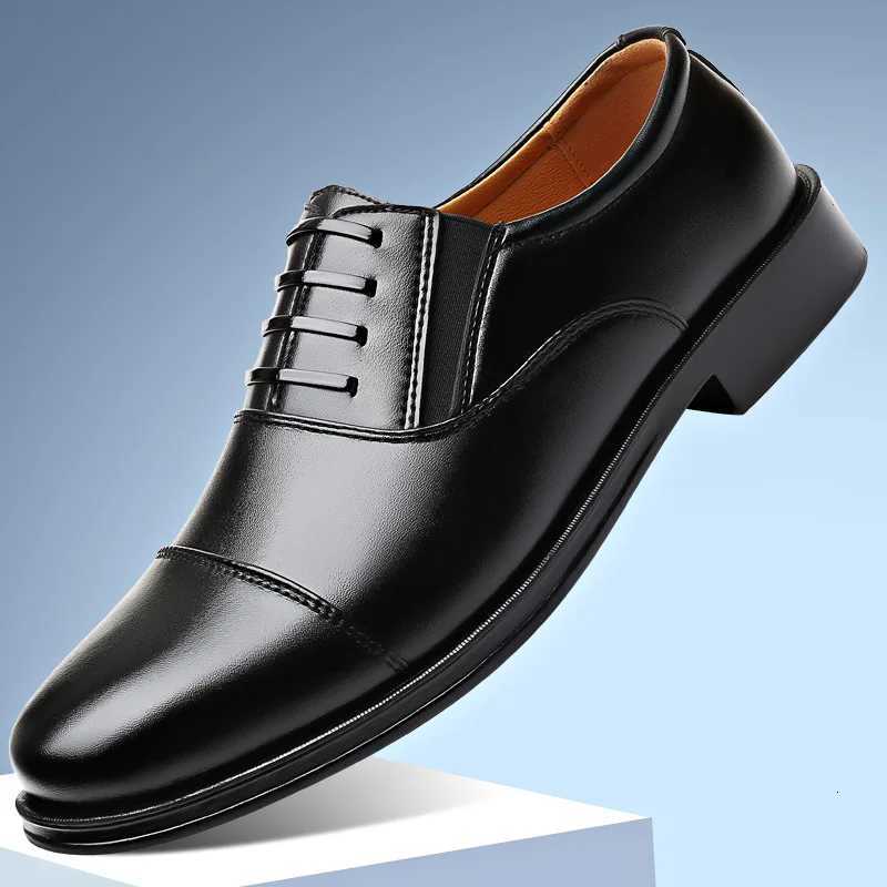 Chaussures en cuir formelles pour hommes sans lacet robe de mariage chaussures plates décontractées de luxe marche Oxfords travail de bureau Zapa