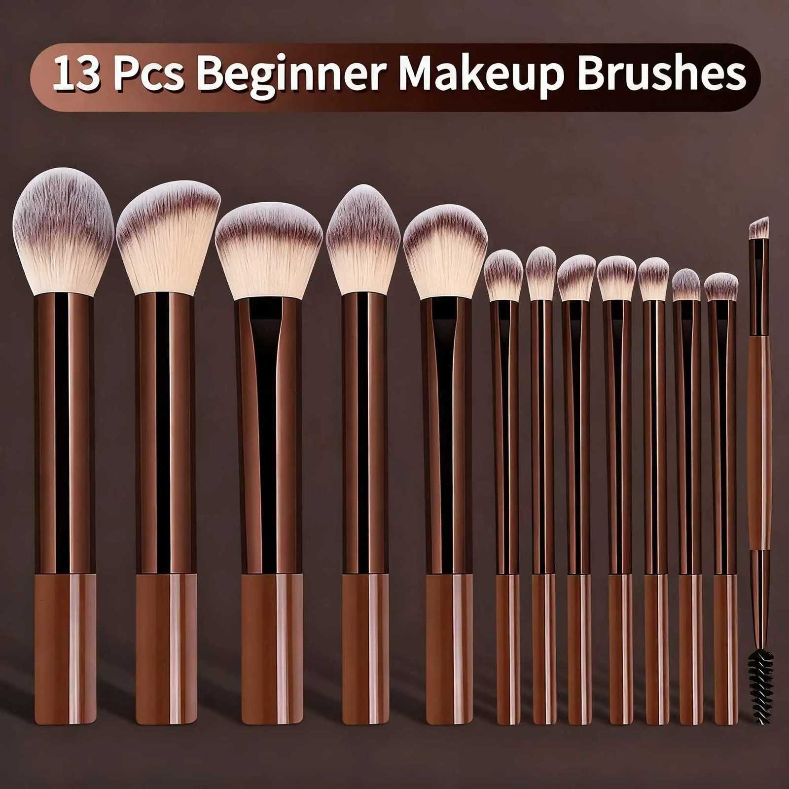 Makeup Brush Set 13pcs/set Professional Cosmetic Brushes Kit Travel Soft Makeup Brush Set Concealer Brush Detail Makeup BrusT251205-image-1087323716