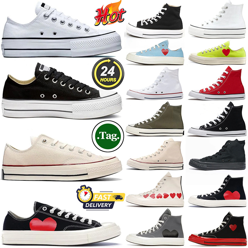 chaussures de créateurs 1970 toile baskets décontractées hommes femmes plate-forme de tennis en plein air mandrins baskets de sport de skateboard