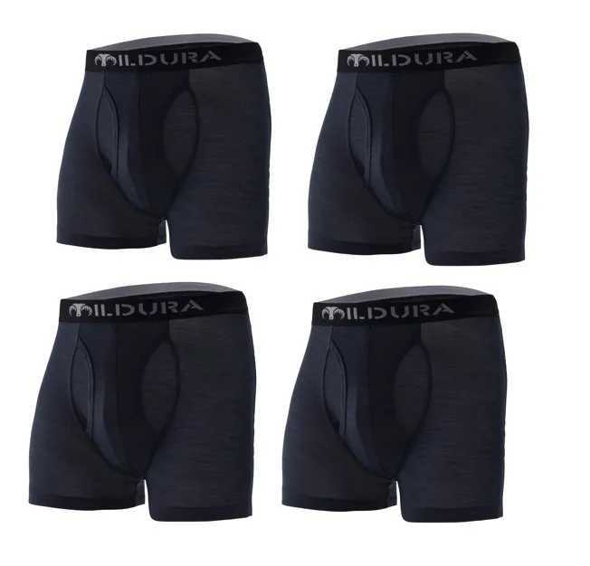 100 Merino Wool Boxer Briefs Men Merino Underwear Base Layer Merino Boxer Brief Underpants Soft Moisture Breathable Asian Size X251205