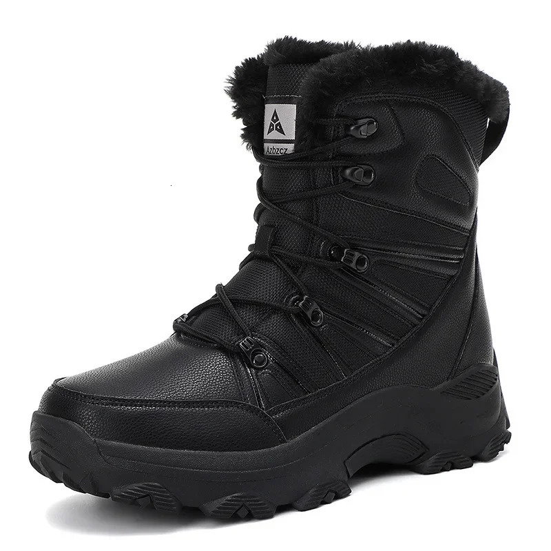 Chaussures de randonnée bottes d'hiver pour hommes bottes militaires en peluche en plein air bottes tactiques d'infanterie épaisse bottes de l'ar