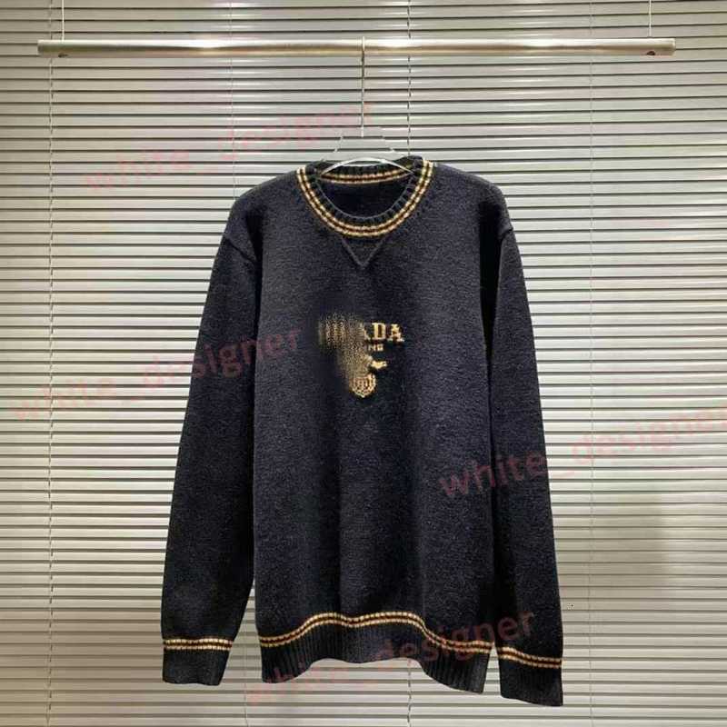 Pulls de concepteur pour hommes qualité miroir 25 nouveau automne hiver col rond pull en laine tricoté pull unisexe