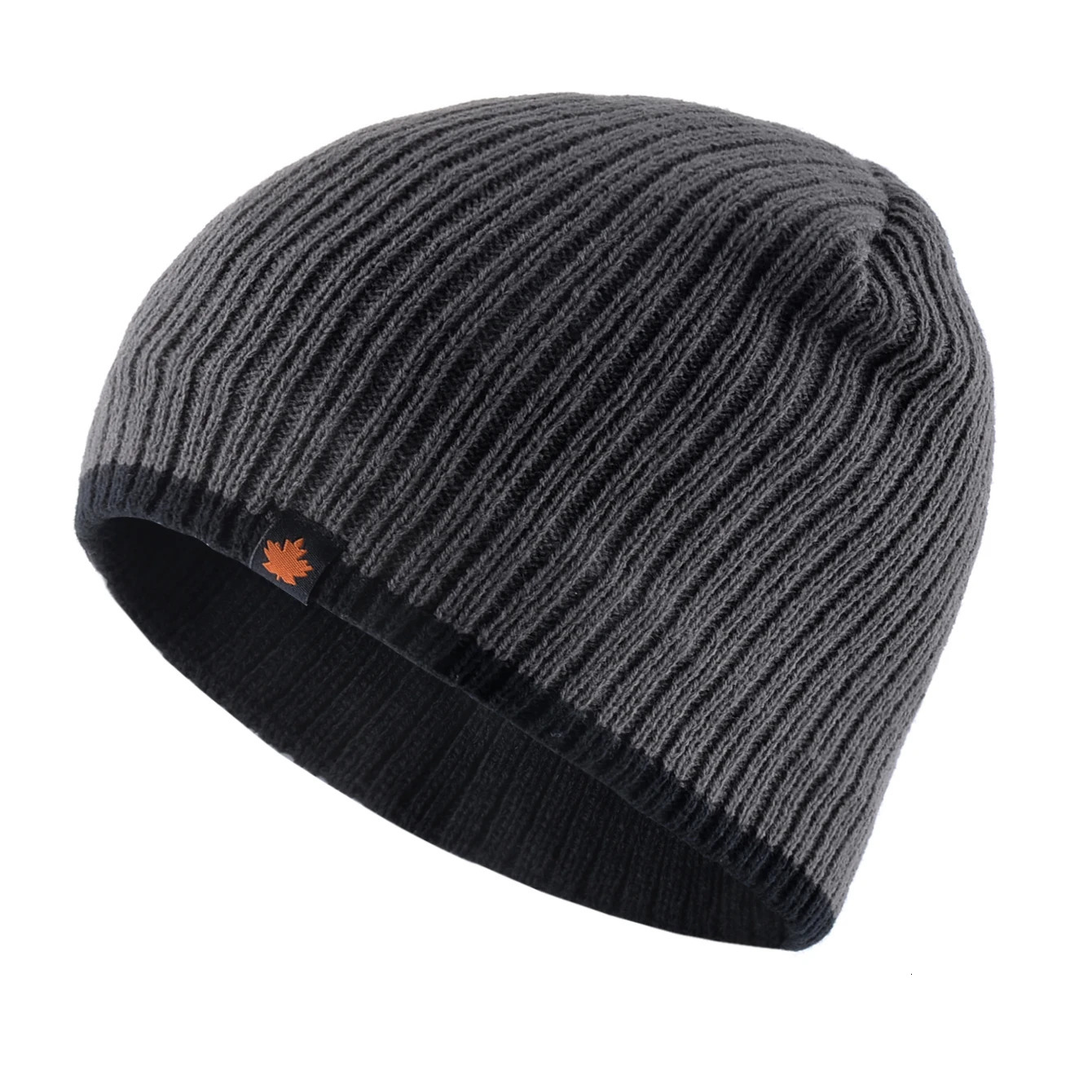 Mens Skullies Beanies Knitted Wool Hats Men Winter Knitting Thick Beanie Hat Double Layer Solid Color Velvet Warm Bonnet Cap 251203