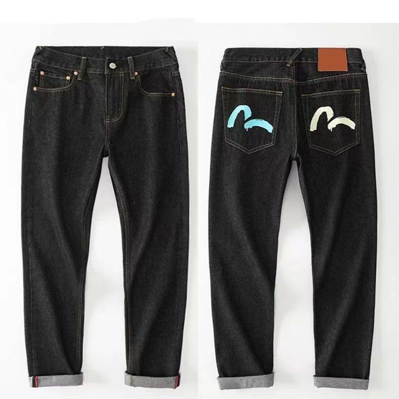 Evisuliness Jeans Fashion Designer Classic Casual Men Purples Jeans Embroidery Print Biker Slim Fit Couples Baggy Jeans For Mens Ksubi Evi Jeans Pan